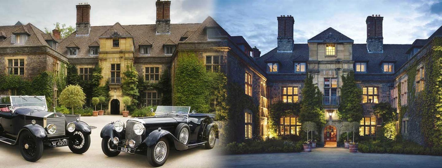 Llangoed Hall country house hotel in the Wye Valley near Brecon